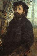 Portrait of Claude Monet Pierre Renoir